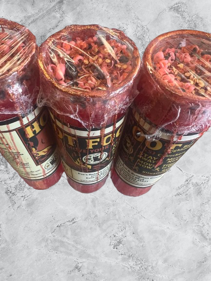 Hot Foot Powder Candle Set
