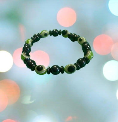 Adjustable Evil Eye Green