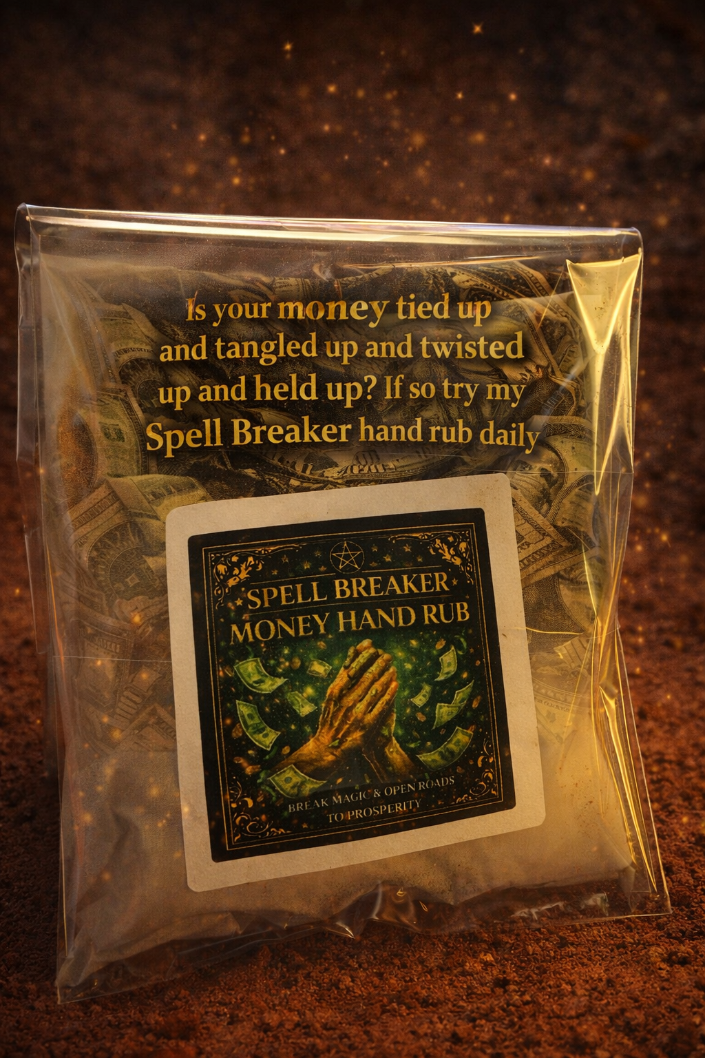 Spell Breaker Money Hand Rub