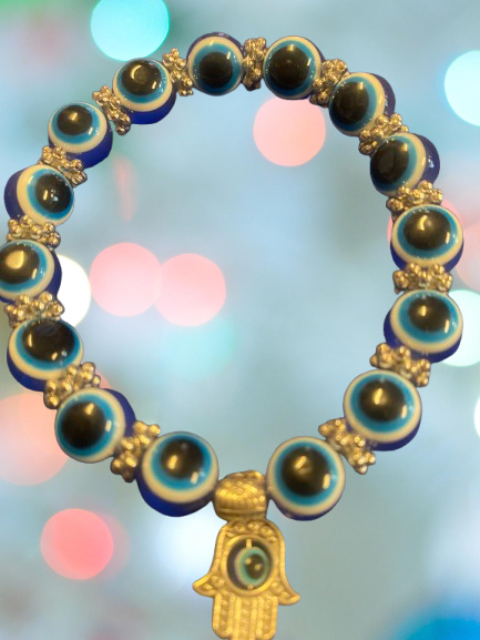 Hannah Fatima Evil Eye Bracelet