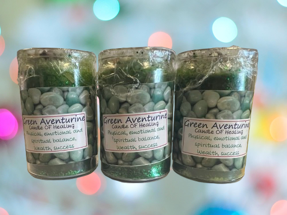 Green Aventurine Candle