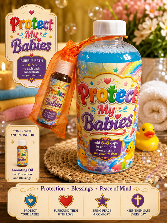 Protect My Babies Bubble Bath Set