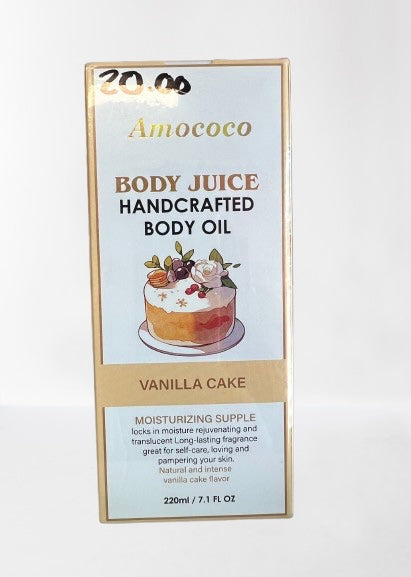 Body Juice Vanilla Cake