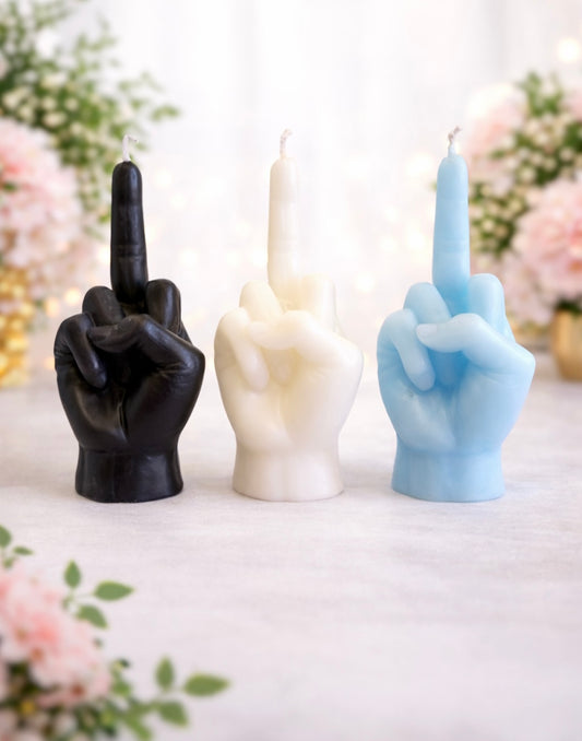 Middle Finger Candle