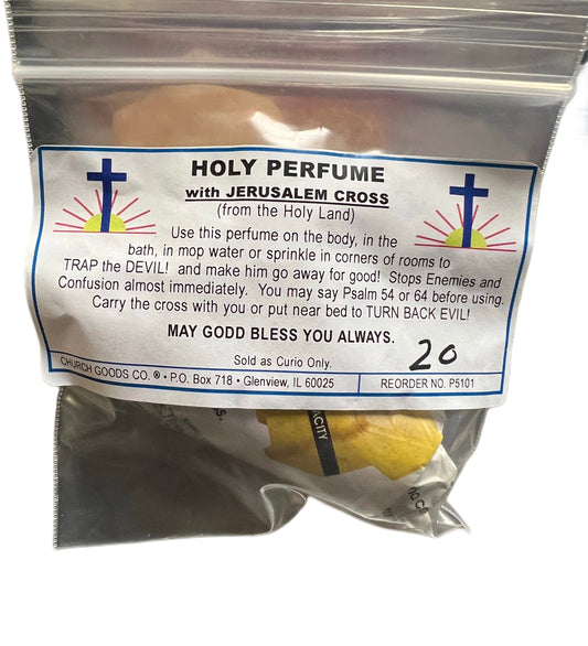 Holy Perfume With Jerusalem Cross