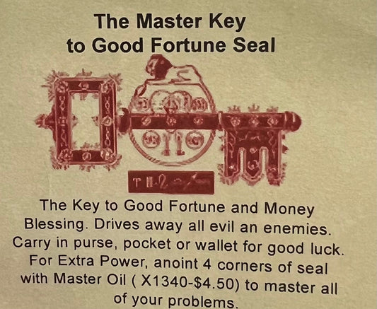 The Master Key To Good Fortune