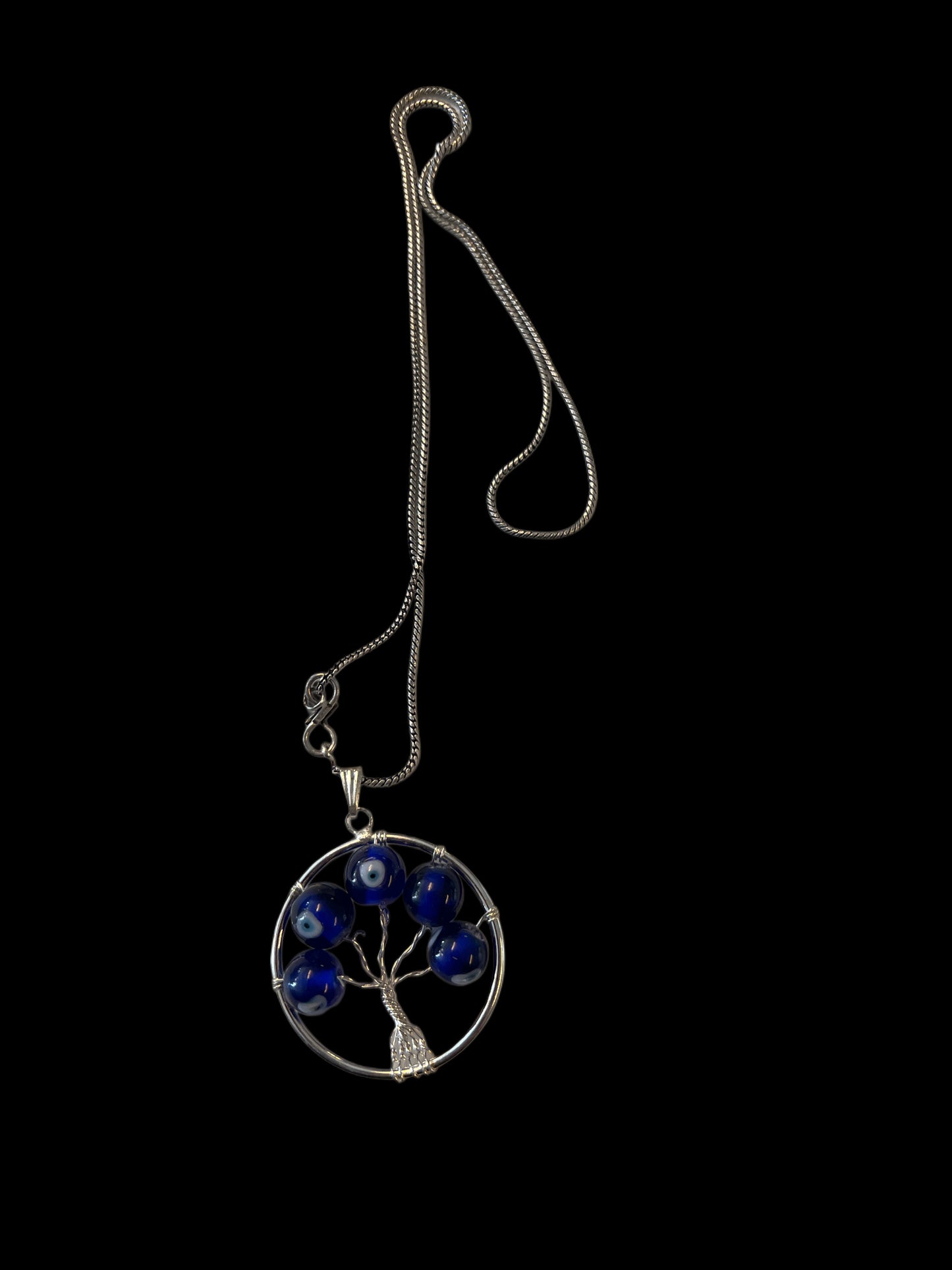 Tree Of Evil Eye Necklace