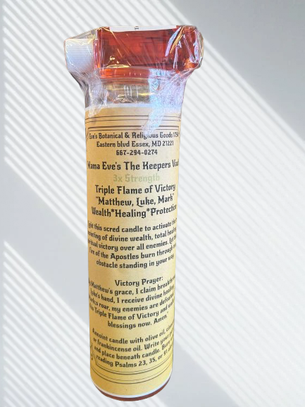 House Of Miracles “Mary, Martha, Lazarus” Wealth Healing Candle