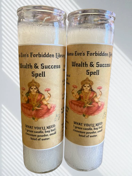 Wealth & Success Spell Candle