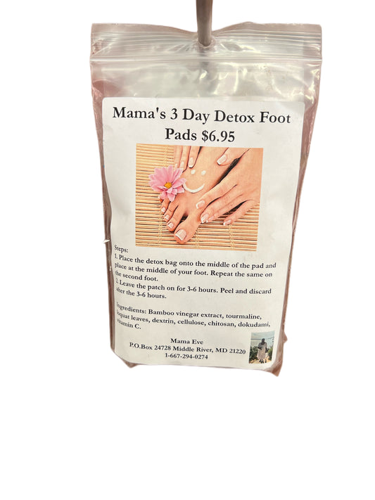 MaMa Eve’s 3 Day Detox Foot Pads